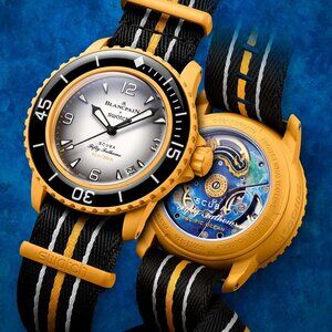 Swatch x Blancpain Fifty Fathoms SCUBA Pacific Ocean